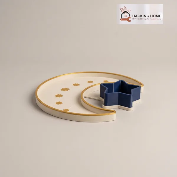 Crescent Date Tray with Star Bowl photo 7