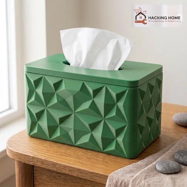 Faceted Tissue Box Cover photo 13