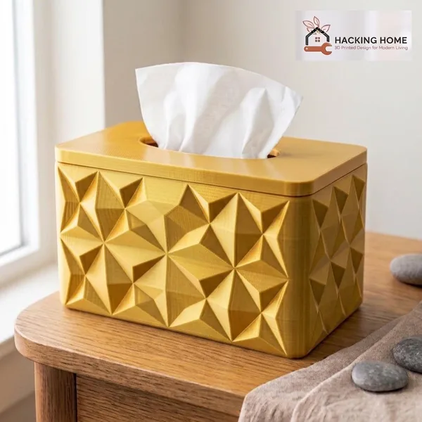 Faceted Tissue Box Cover photo 14
