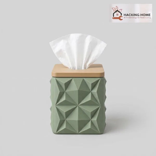 Faceted Tissue Box Cover photo 3