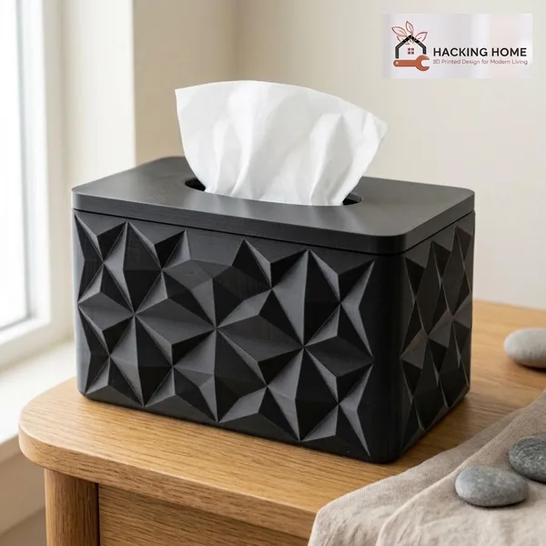 Faceted Tissue Box Cover photo 7