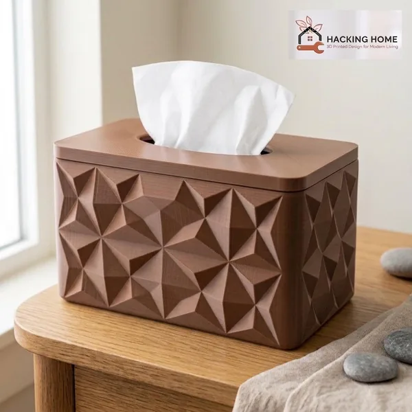 Faceted Tissue Box Cover photo 9
