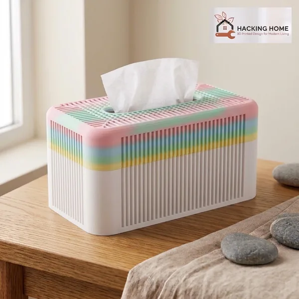 Fluted Tissue Box Cover photo 13