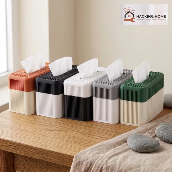Fluted Tissue Box Cover photo 2