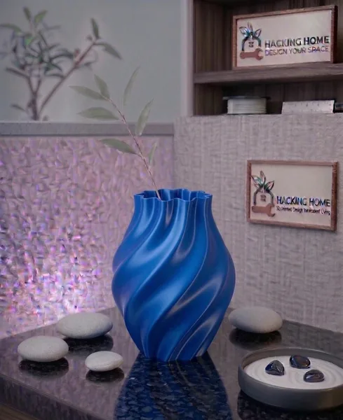 Matte Swirl Vase photo 12