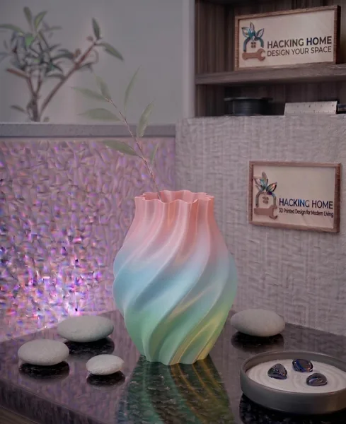 Matte Swirl Vase photo 14