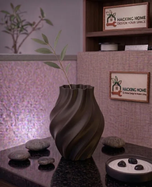 Matte Swirl Vase photo 6