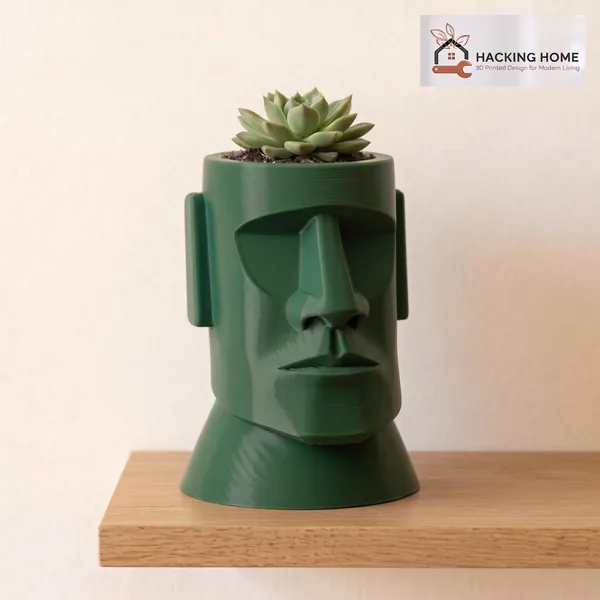 Moai Head Planter photo 12