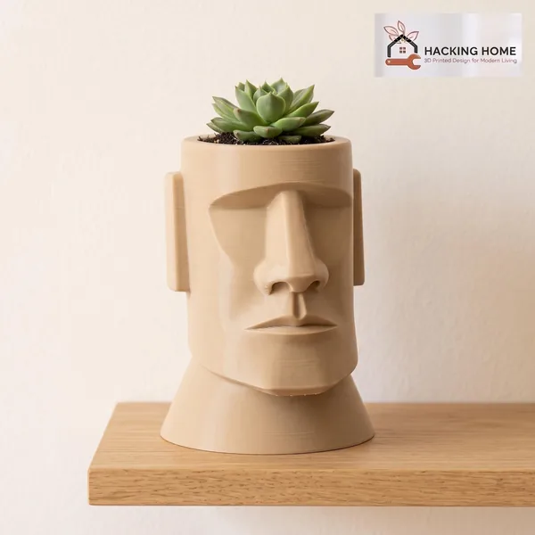 Moai Head Planter photo 5