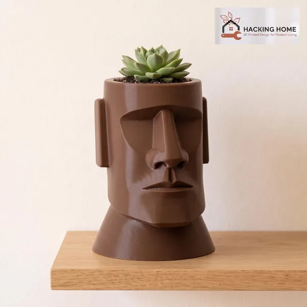 Moai Head Planter photo 9