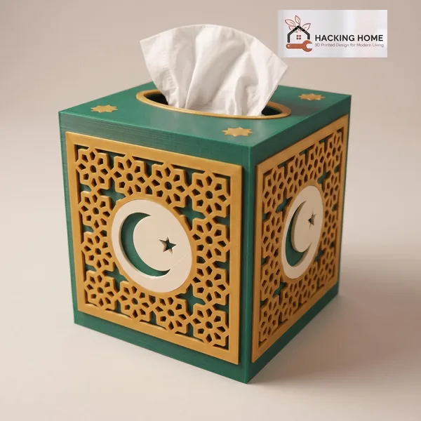 Ramadan Star Lattice Tissue Box Cover photo 8