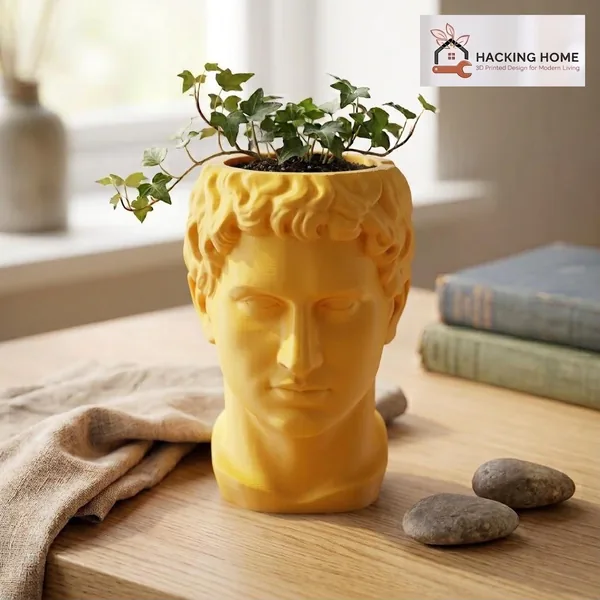 Roman Bust Planter photo 13