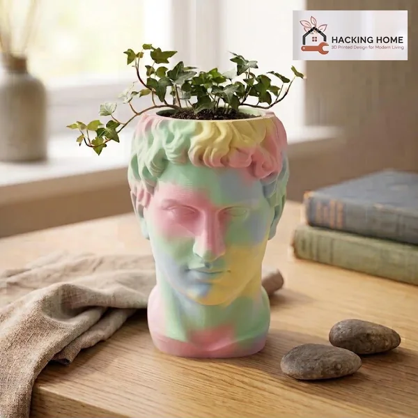 Roman Bust Planter photo 16