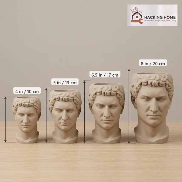 Roman Bust Planter photo 2