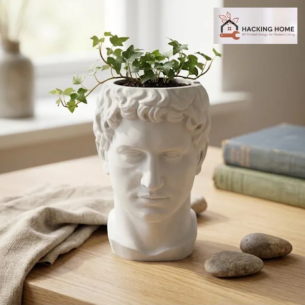 Roman Bust Planter photo 6