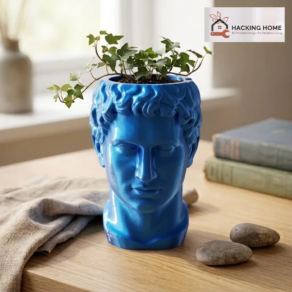 Roman Bust Planter photo 9