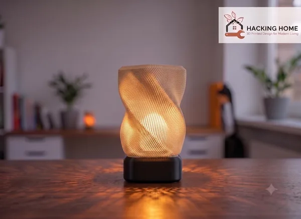 Spiral Lattice Lamp photo 6