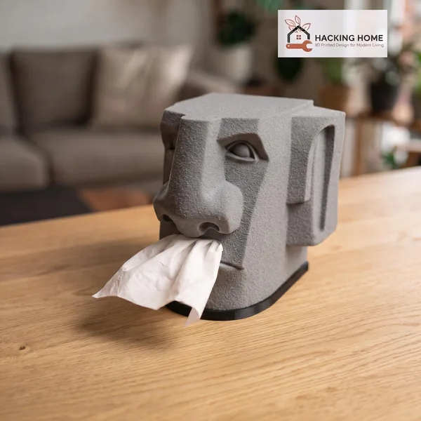 Stone Head Tissue Box Holder photo 14