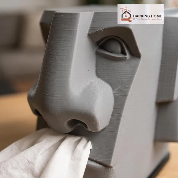 Stone Head Tissue Box Holder photo 5