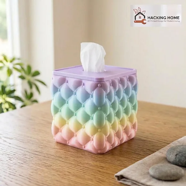 Tufted Tissue Box Cover photo 14