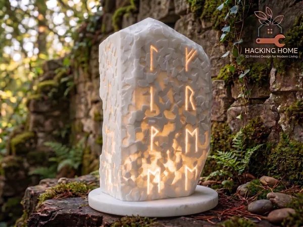 Viking Rune Stone Lamp photo 5