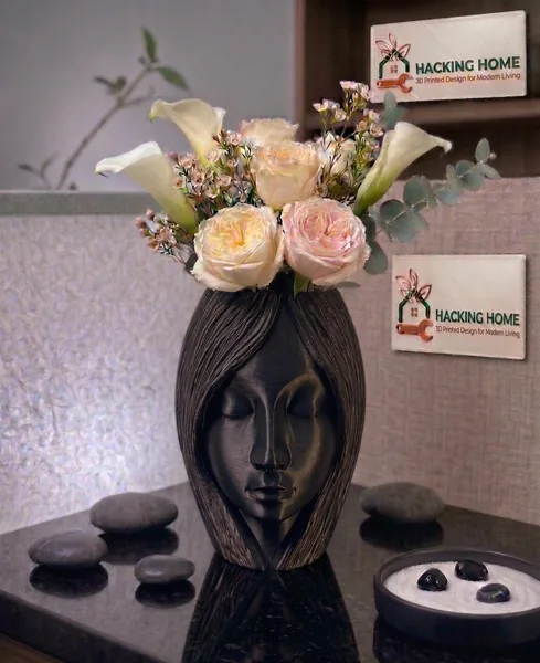 Woman Face Flower Pot photo 5